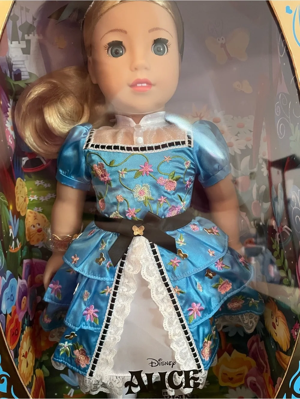 American Girl X Disney Alice in Wonderland collector doll